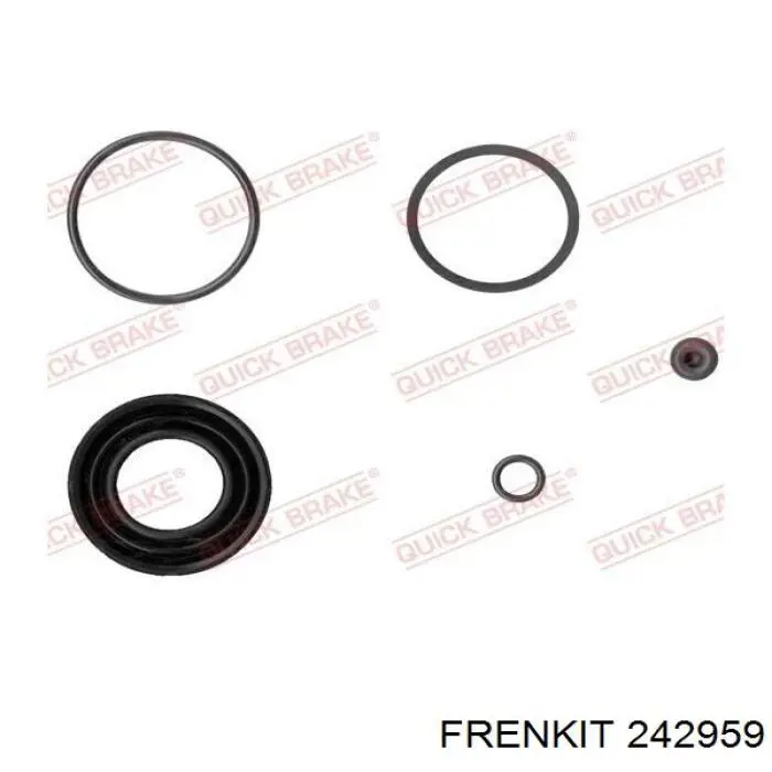 Ремкомплект супорту гальмівного заднього Frenkit 242959 ціна, від 16.26 USD