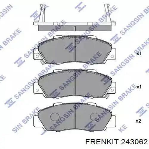 Ремкомплект супорту гальмівного заднього 243062 Frenkit