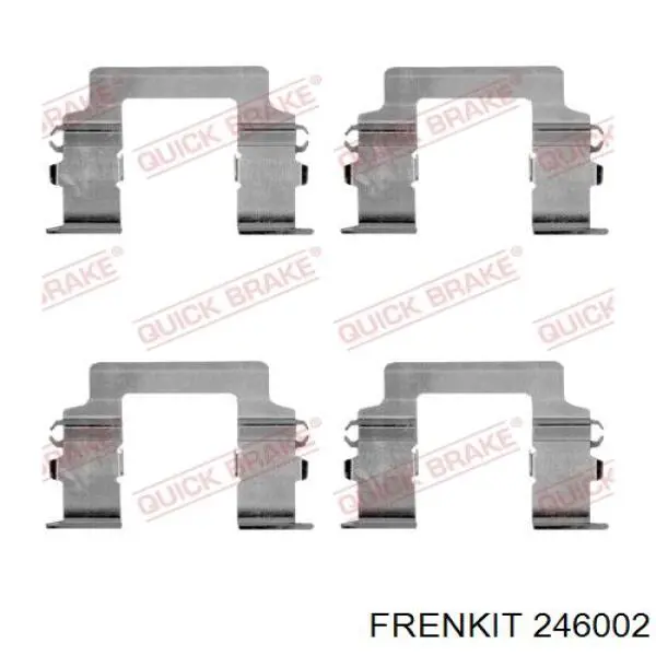 Ремкомплект супорту гальмівного переднього Frenkit 246002 ціна, від 7.09 USD