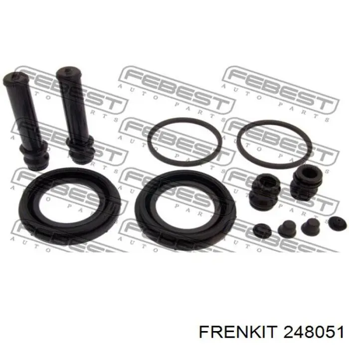 Ремкомплект супорту гальмівного заднього Frenkit 248051 ціна, від 4.89 USD