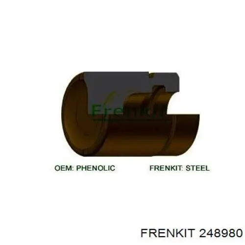 Ремкомплект супорту гальмівного переднього FRENKIT 248980