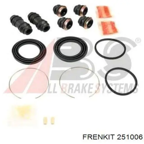 Ремкомплект супорту гальмівного переднього Frenkit 251006 ціна, від 6.57 USD