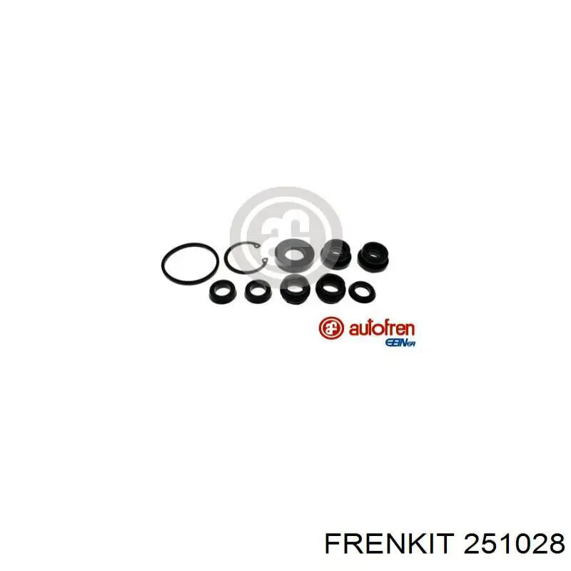 Ремкомплект супорту гальмівного переднього Frenkit 251028 ціна, від 6.18 USD