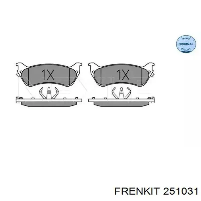 251031 Frenkit ремкомплект супорту гальмівного переднього