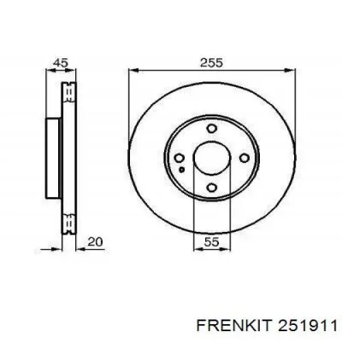 Купити D41687C Autofren Ремкомплект переднього супорту
