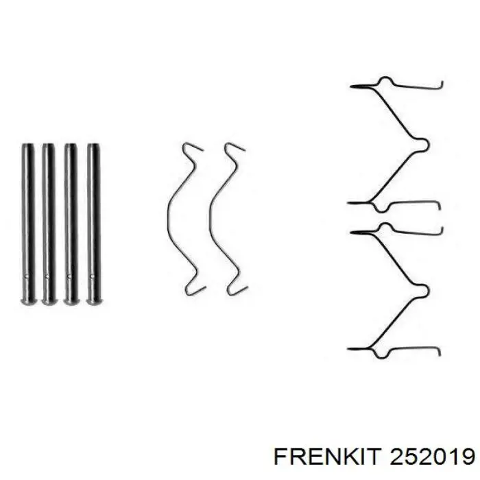 Ремкомплект супорту гальмівного переднього 252019 Frenkit