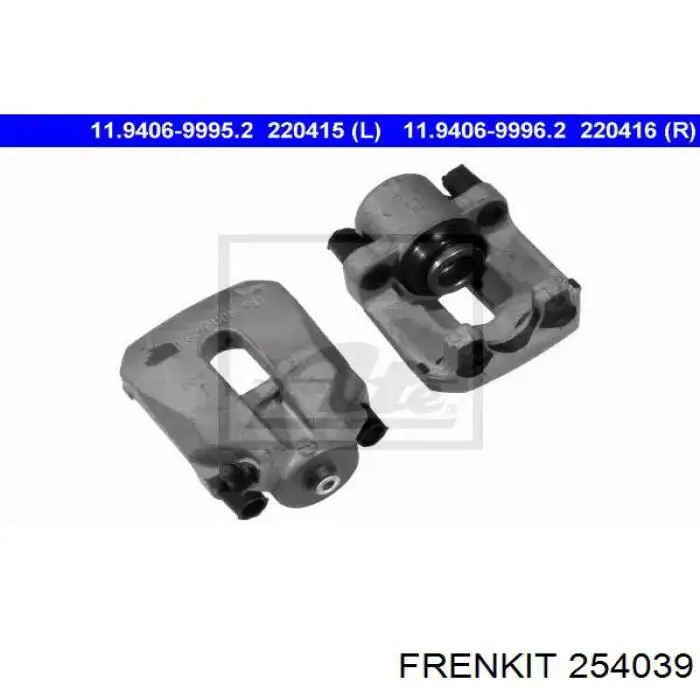 Ремкомплект переднього супорту 254039 Frenkit