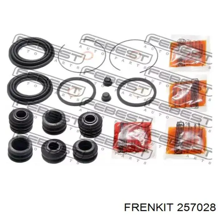Ремкомплект супорту гальмівного переднього Frenkit 257028 ціна, від 6.48 USD