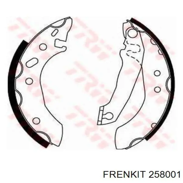Ремкомплект заднього супорта Frenkit 258001