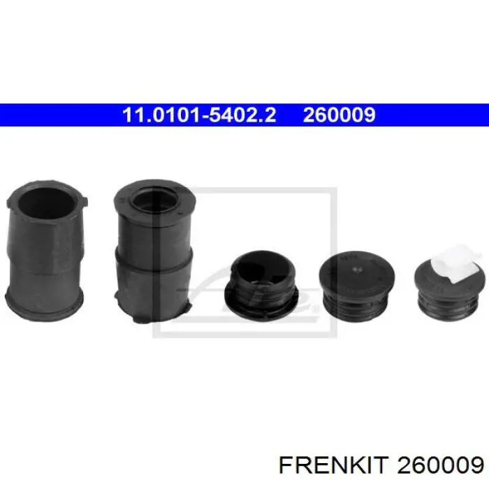 Ремкомплект супорту гальмівного переднього Frenkit 260009 ціна, від 5.97 USD