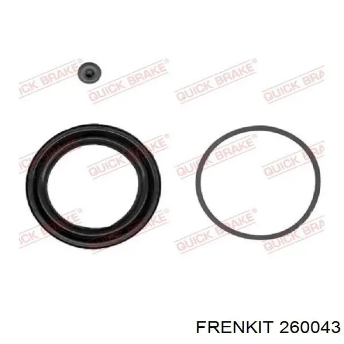 Ремкомплект супорту гальмівного переднього Frenkit 260043 ціна, від 7.29 USD