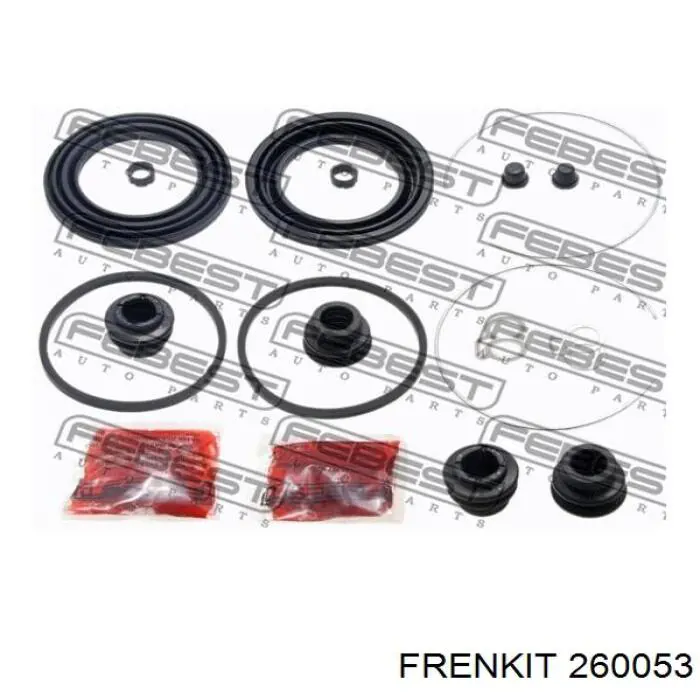 Ремкомплект супорту гальмівного переднього Frenkit 260053 ціна, від 4.69 USD