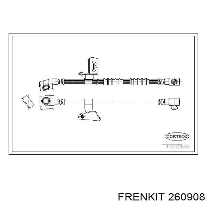 Купити 260908 Frenkit Ремкомплект переднього супорту