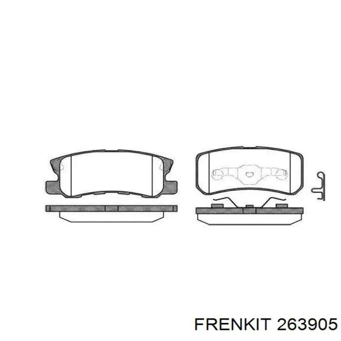 5542009 Opel Ремкомплект гальмівної системи