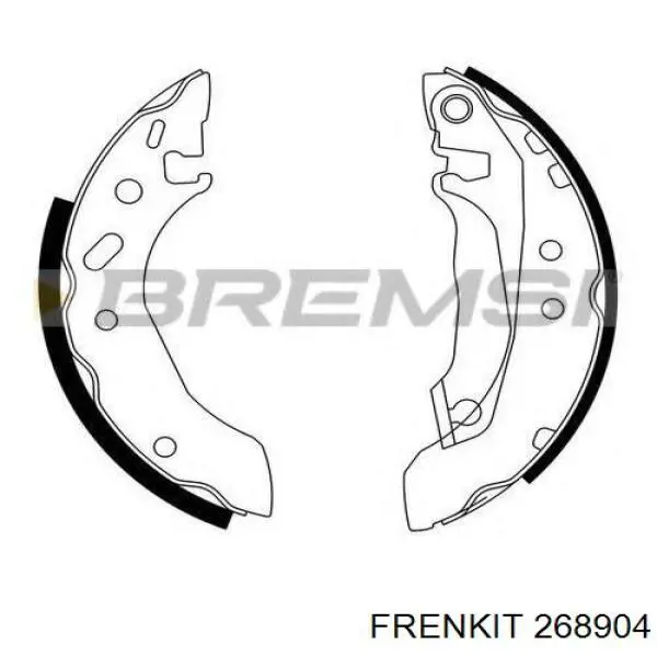 Ремкомплект супорту гальмівного заднього Frenkit 268904 ціна, від 39.63 USD