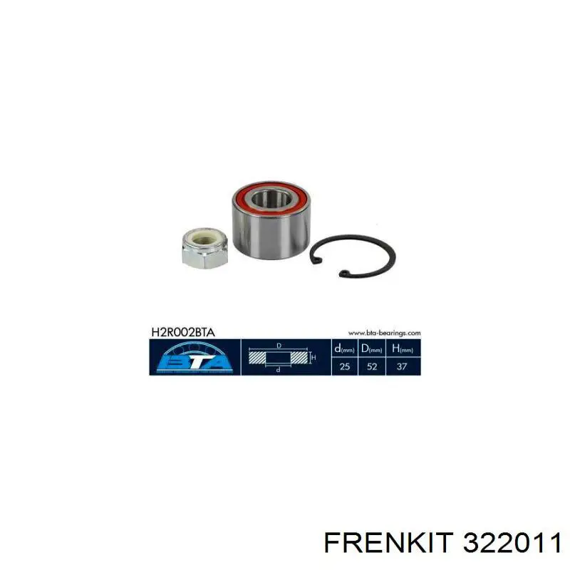 322011 Frenkit ремкомплект заднього гальмівного циліндру