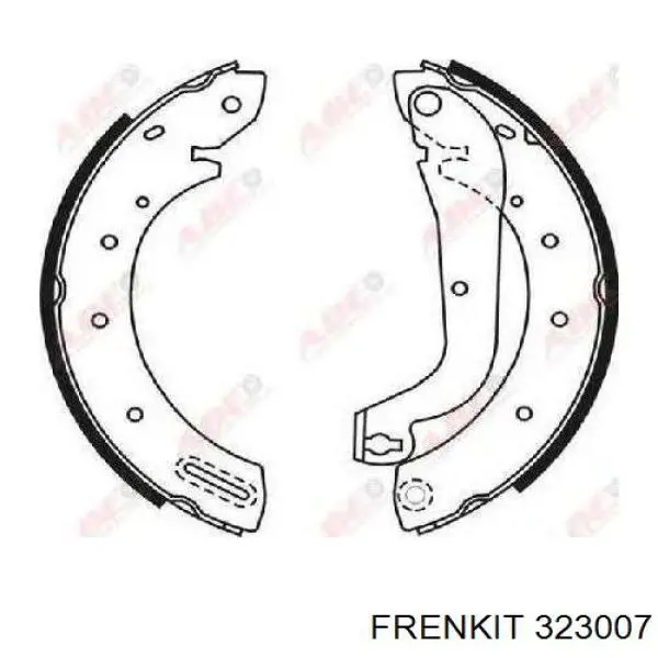 Ремкомплект заднього гальмівного циліндру Frenkit 323007 ціна, від 3.24 USD