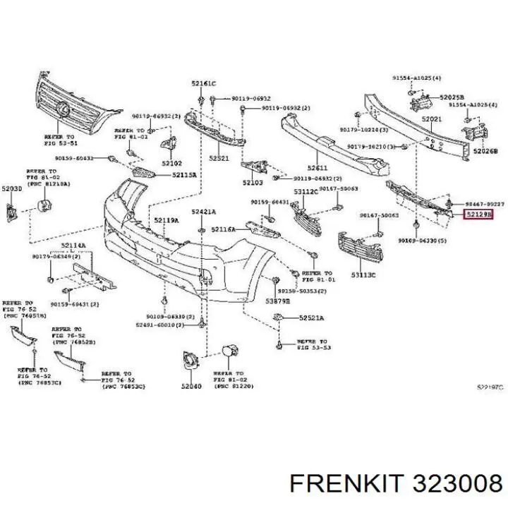 Ремкомплект переднього гальмівного циліндру Frenkit 323008