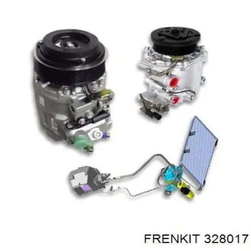 Ремкомплект заднього гальмівного циліндру 328017 Frenkit