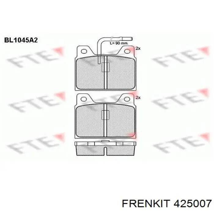 Ремкомплект головного циліндру зчеплення Frenkit 425007 ціна, від 4.18 USD