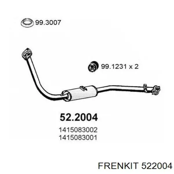 Купити 522004 Frenkit Ремкомплект робочого циліндру зчеплення
