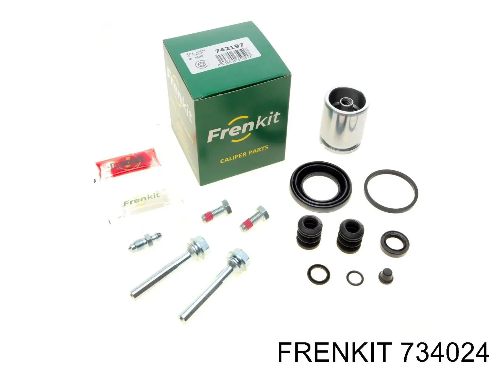 Ремкомплект супорту гальмівного заднього Frenkit 734024 ціна, від 36.27 USD