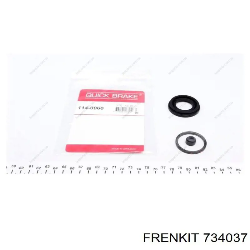 Ремкомплект супорту гальмівного заднього Frenkit 734037 ціна, від 17.84 USD