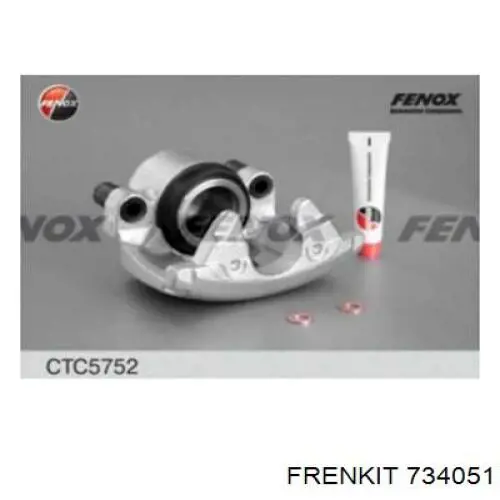 Купити 734051 Frenkit Супорт гальмівного, заднього