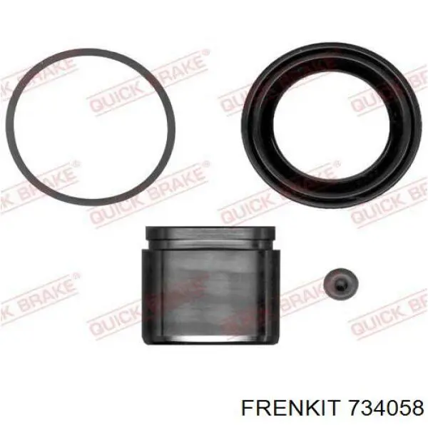 Ремкомплект супорту гальмівного заднього Frenkit 734058 ціна, від 32.94 USD