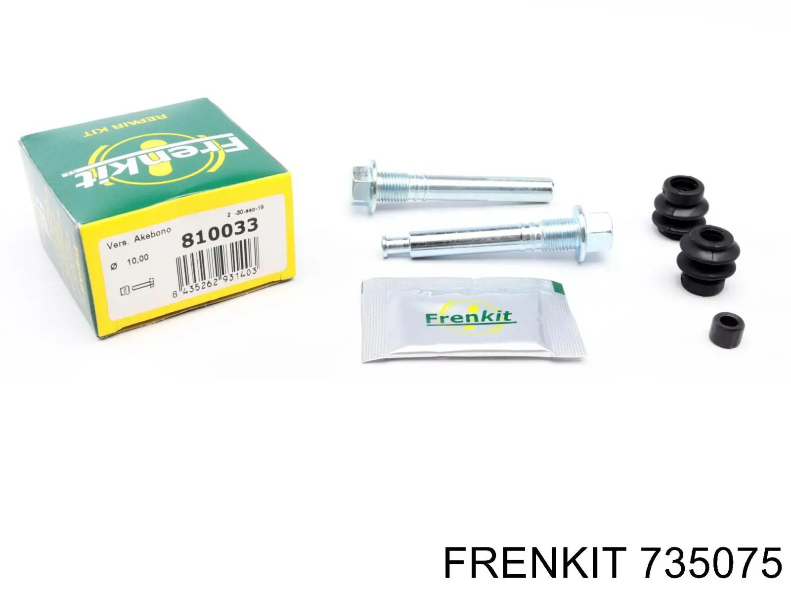 735075 Frenkit Ремкомплект заднього гальмівного супорта