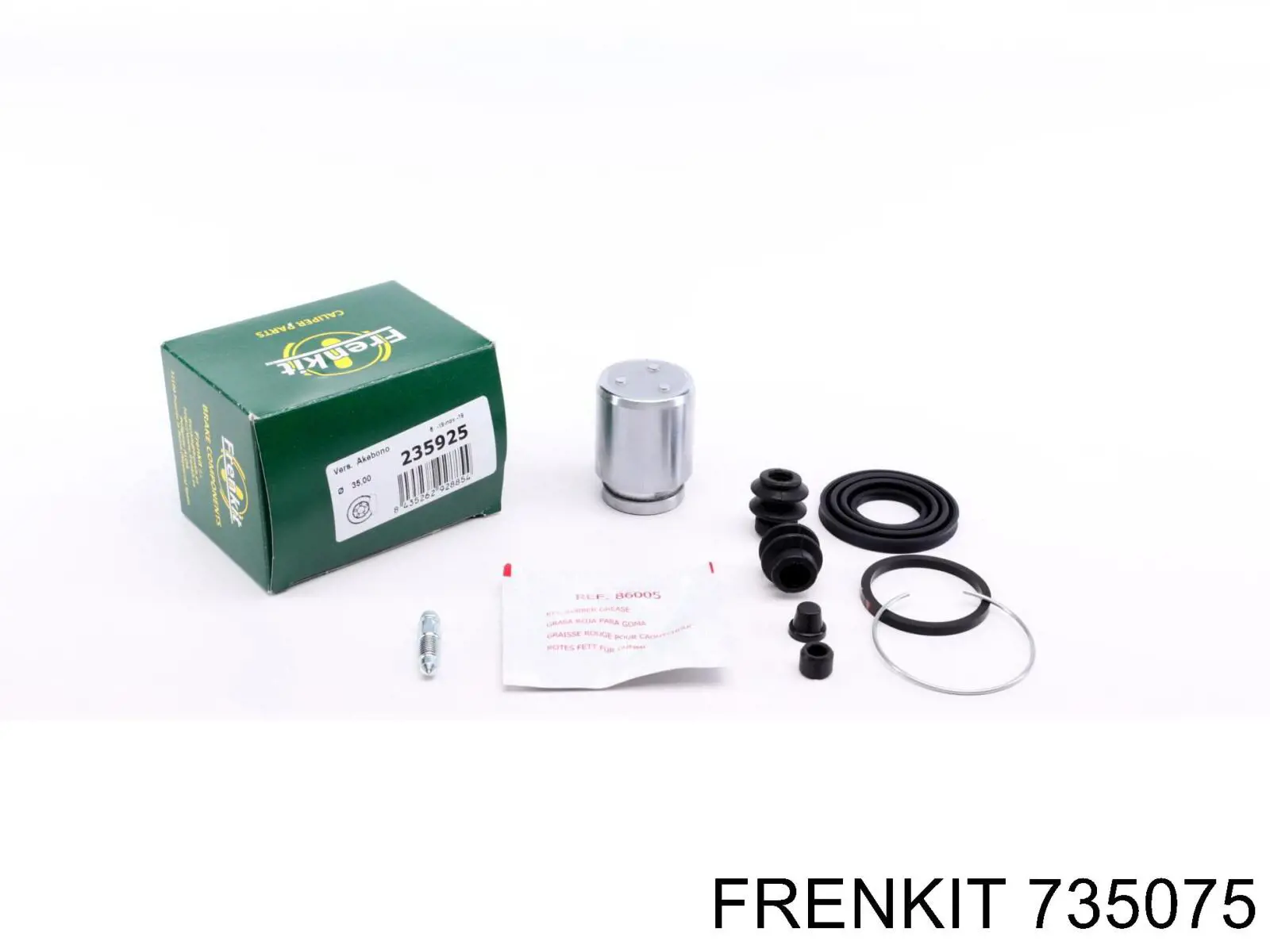 Ремкомплект супорту гальмівного заднього Frenkit 735075 ціна, від 21.79 USD