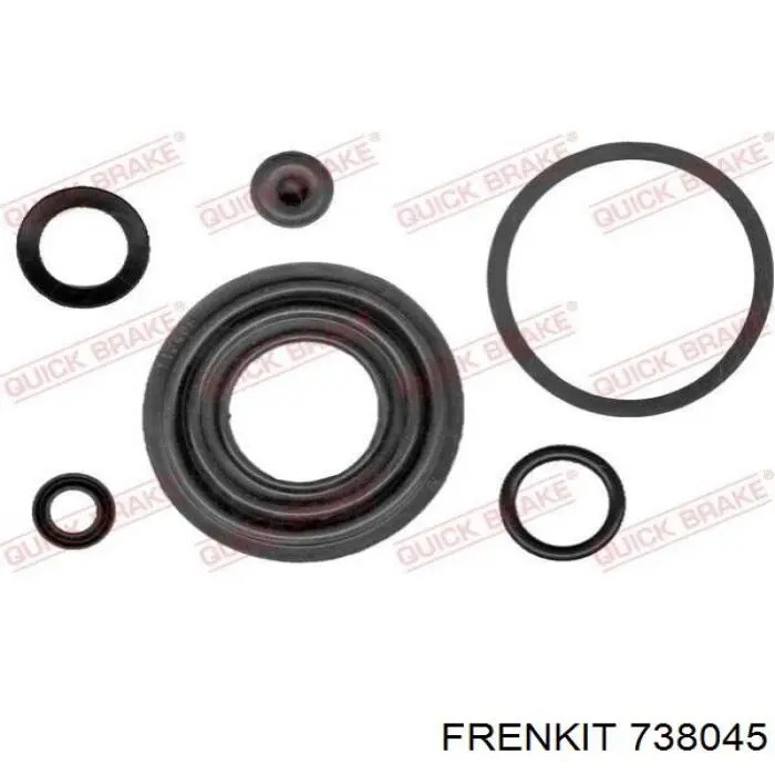 738045 Frenkit Ремкомплект заднього гальмівного супорта