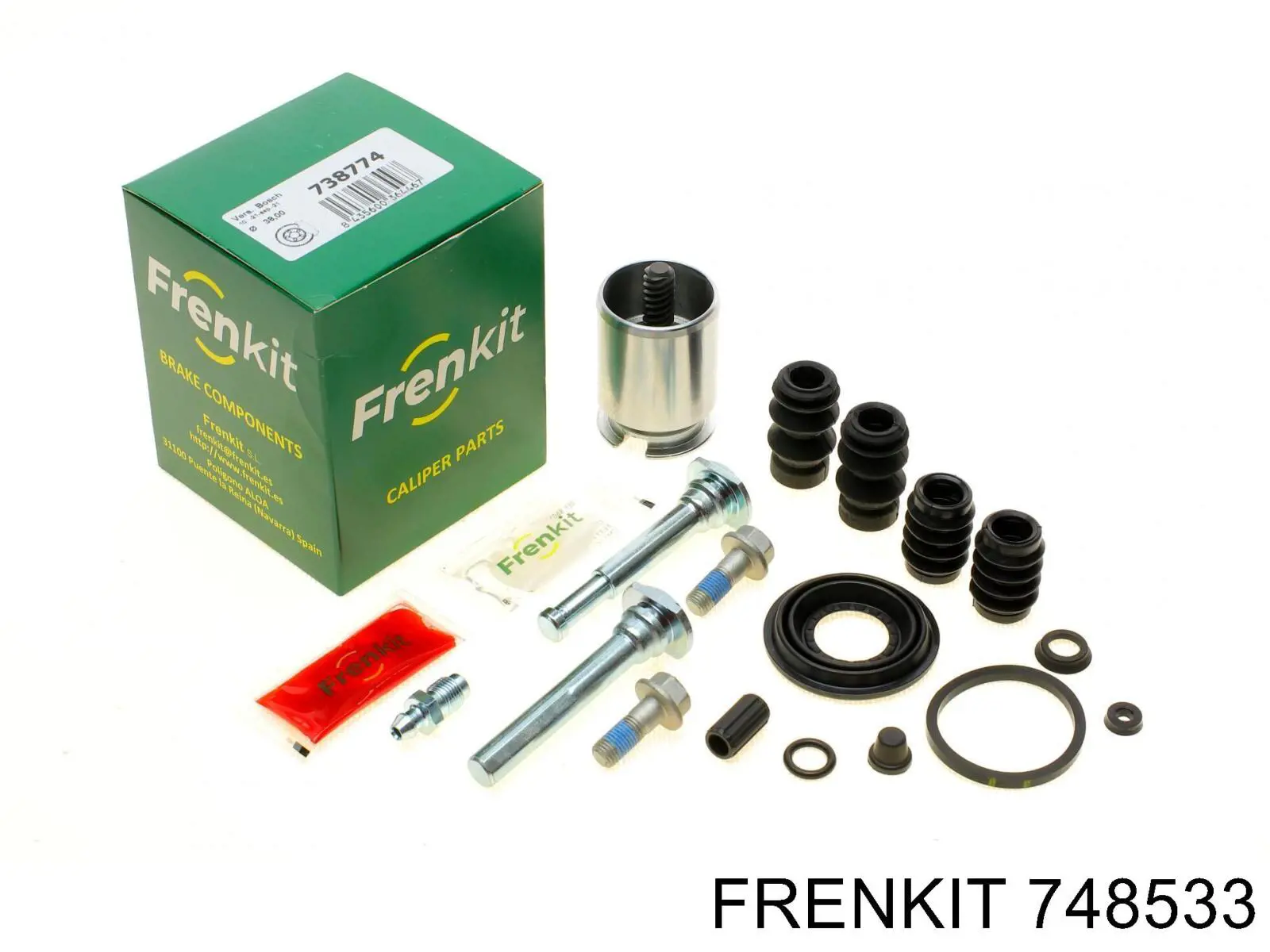 748533 Frenkit Ремкомплект заднього гальмівного супорта