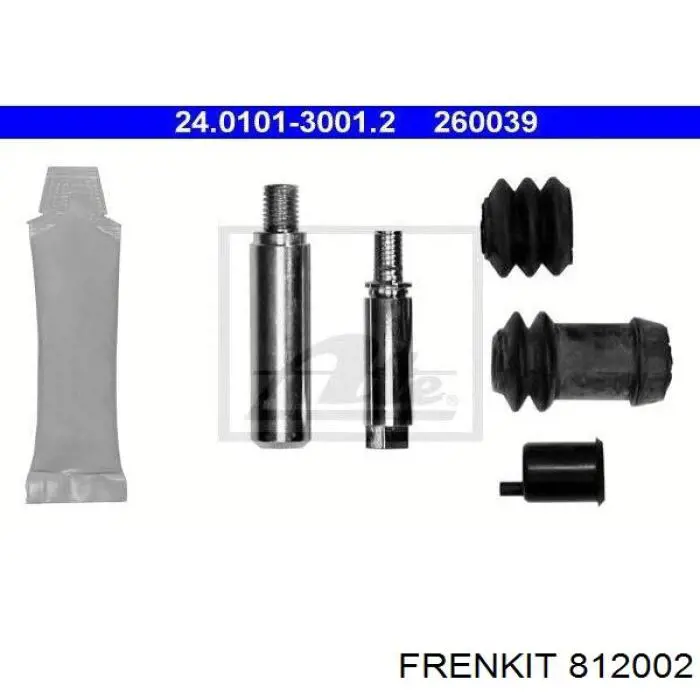 Ремкомплект заднего суппорта  FRENKIT 812002