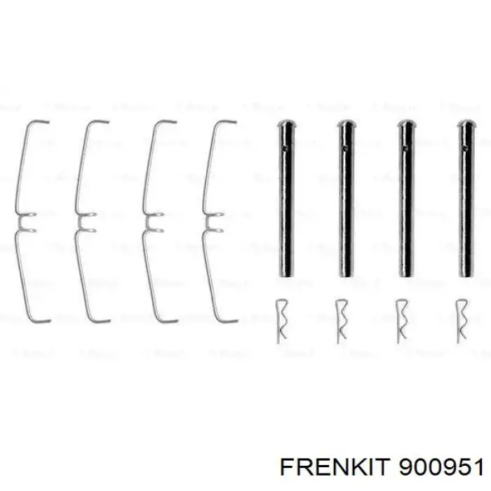 Купити 900951 Frenkit Ремкомплект передніх гальм