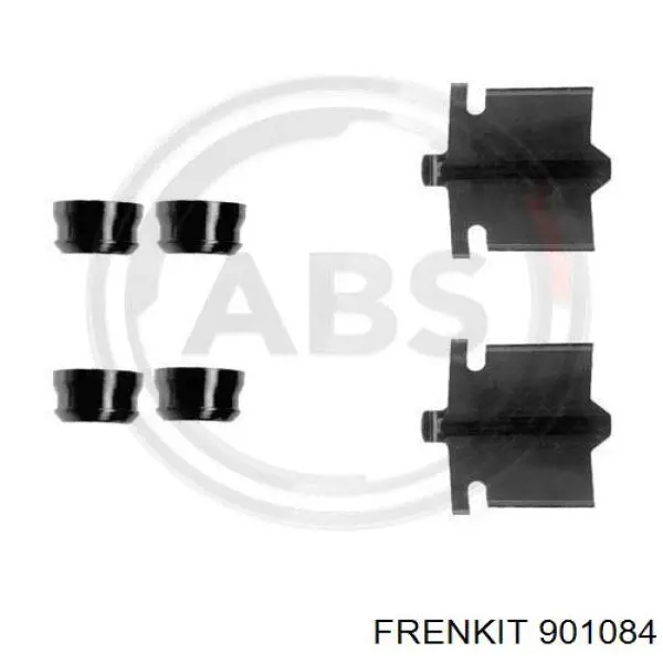 901084 Frenkit Комплект пружинок кріплення дискових колодок, передніх