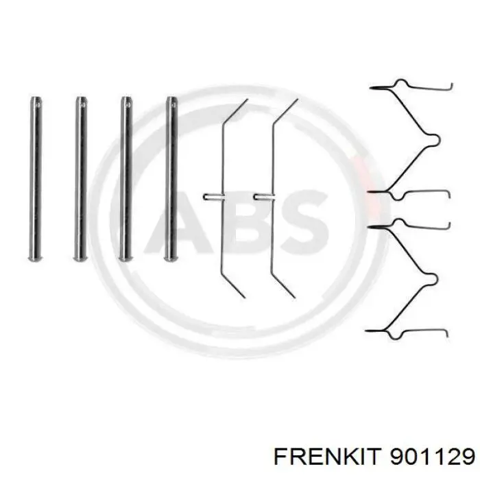 Ремкомплект гальмівних колодок Frenkit 901129 ціна, від 5.62 USD