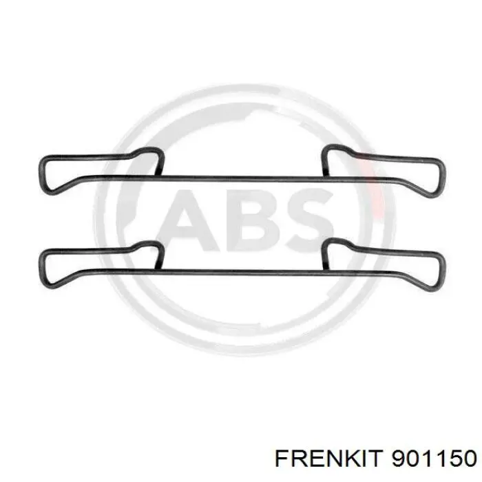 901150 Frenkit Ремкомплект торм. колодок