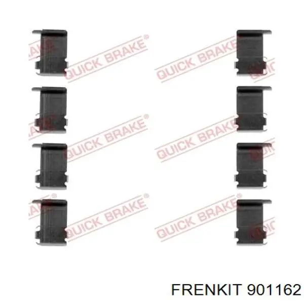 Купити MR389605 Mitsubishi Комплект пружинок кріплення дискових колодок, передніх