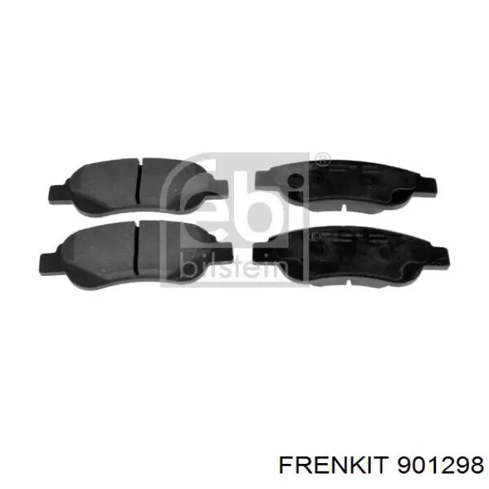 901298 Frenkit Комплект пружинок кріплення дискових колодок, задніх