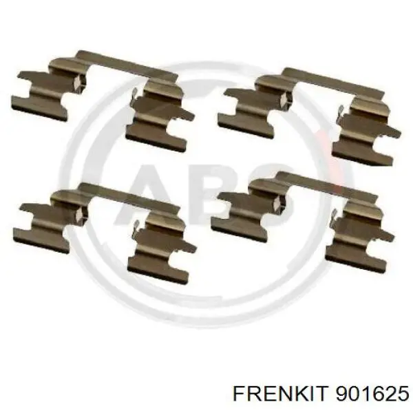 901625 Frenkit комплект пружинок кріплення дискових колодок, задніх