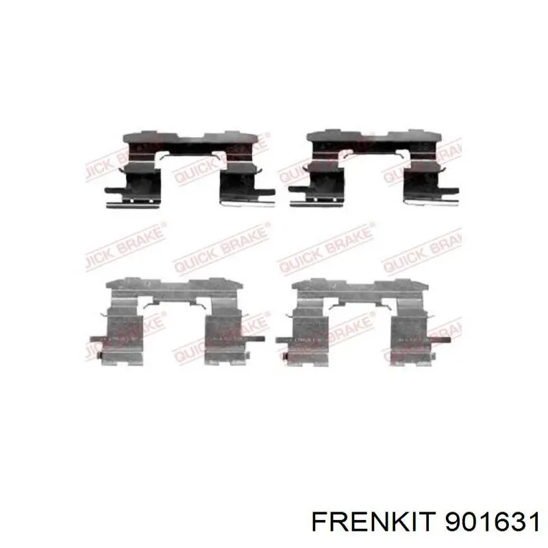 901631 Frenkit Комплект пружинок кріплення дискових колодок, передніх