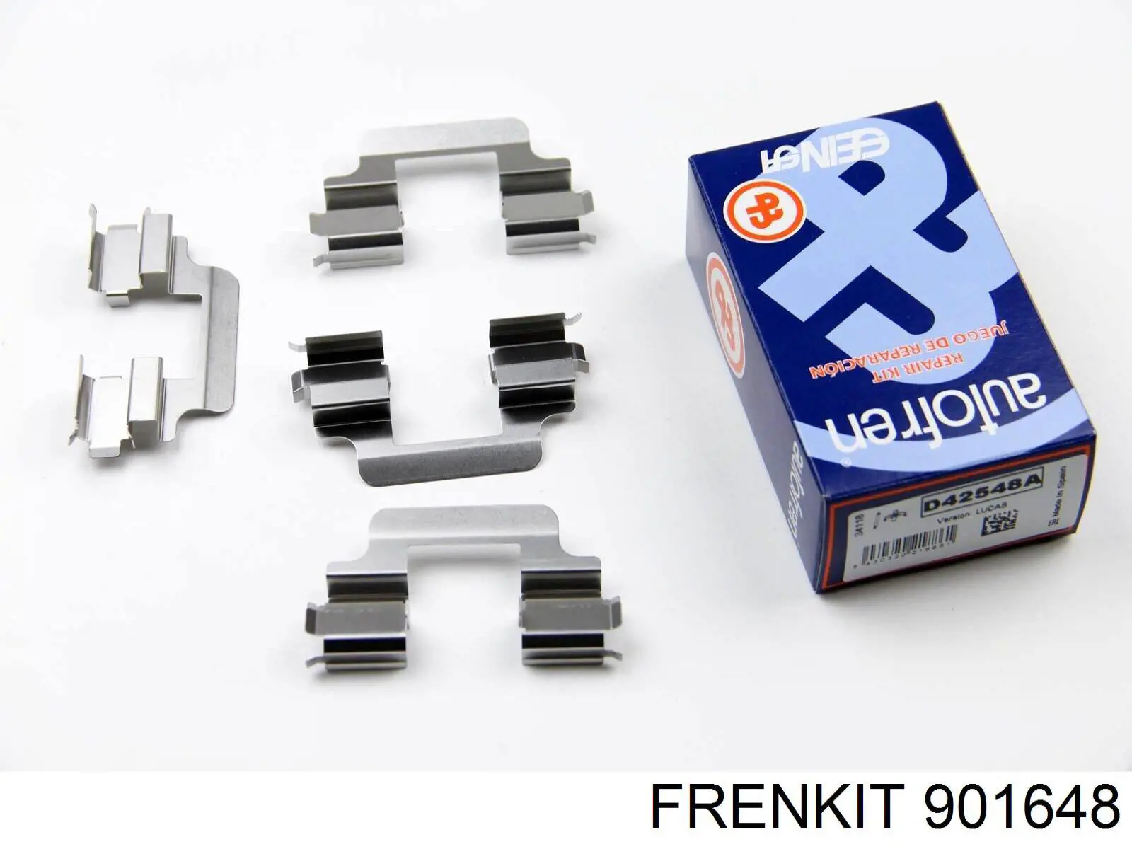 901648 Frenkit комплект пружинок кріплення дискових колодок, передніх
