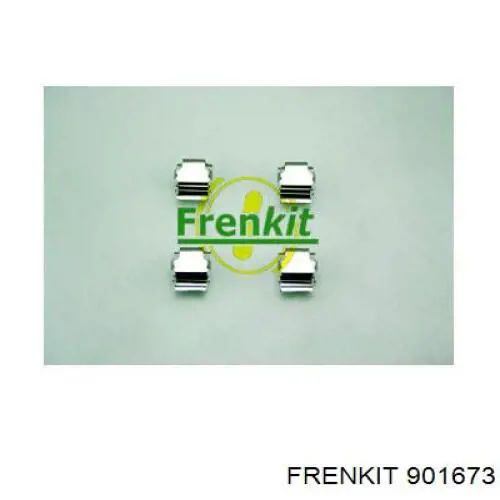 Купити 901673 Frenkit Комплект пружинок кріплення дискових колодок, задніх