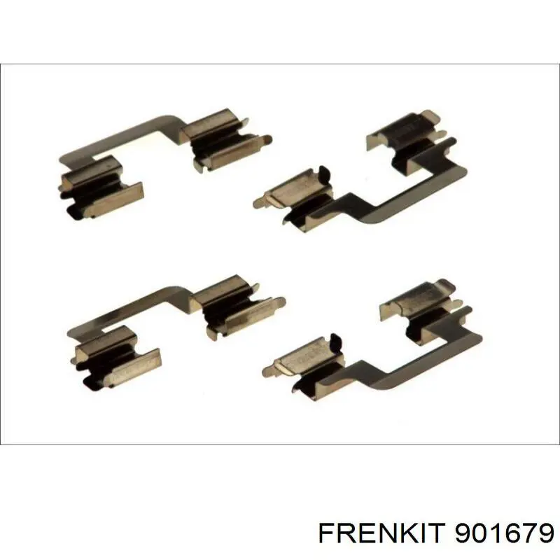 901679 Frenkit комплект пружинок кріплення дискових колодок, задніх