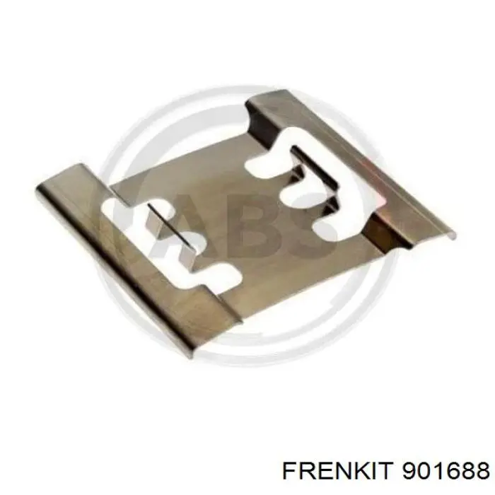 901688 Frenkit Комплект пружинок кріплення дискових колодок, передніх