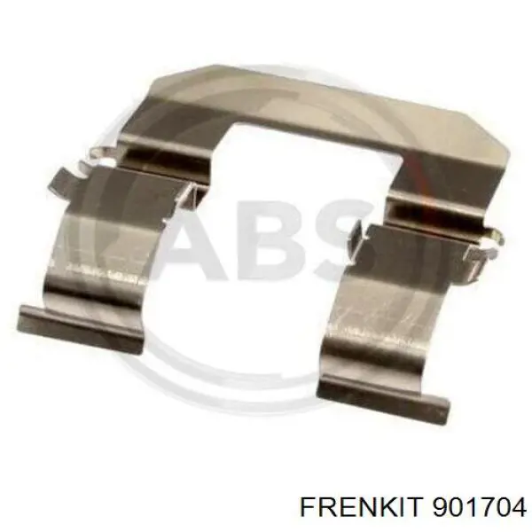 901704 Frenkit Комплект пружинок кріплення дискових колодок, задніх