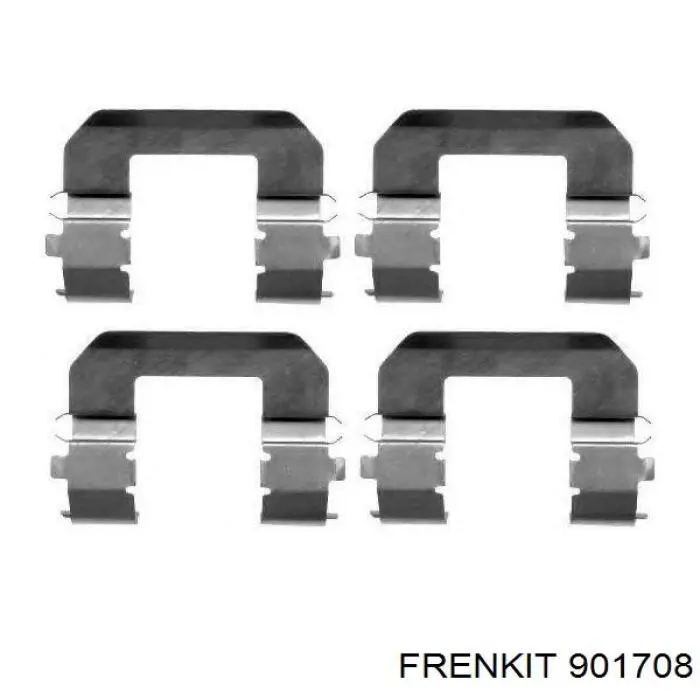 Купити 901708 Frenkit Комплект пружинок кріплення дискових колодок, передніх