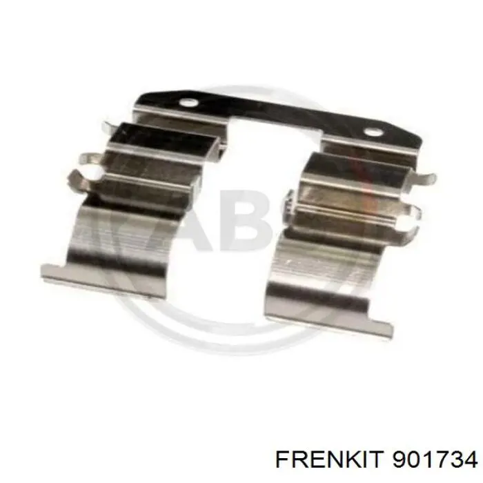 901734 Frenkit Комплект пружинок кріплення дискових колодок, задніх
