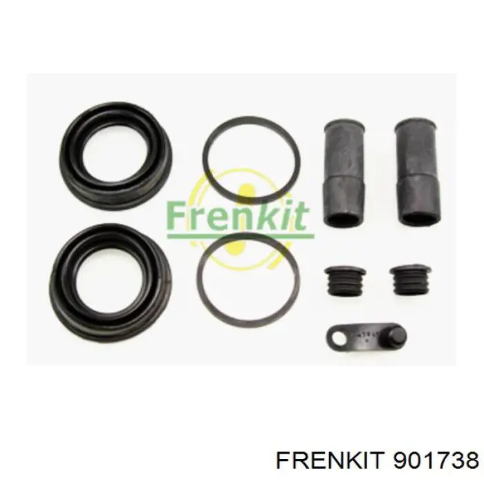901738 Frenkit Комплект пружинок кріплення дискових колодок, передніх